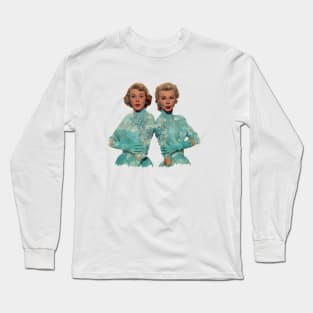 Two Different Faces... (Sisters) Long Sleeve T-Shirt